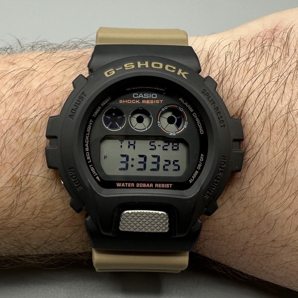 Casio G-SHOCK 3529 DW-6900TU Two Tone Utility Colors Men Watch Working